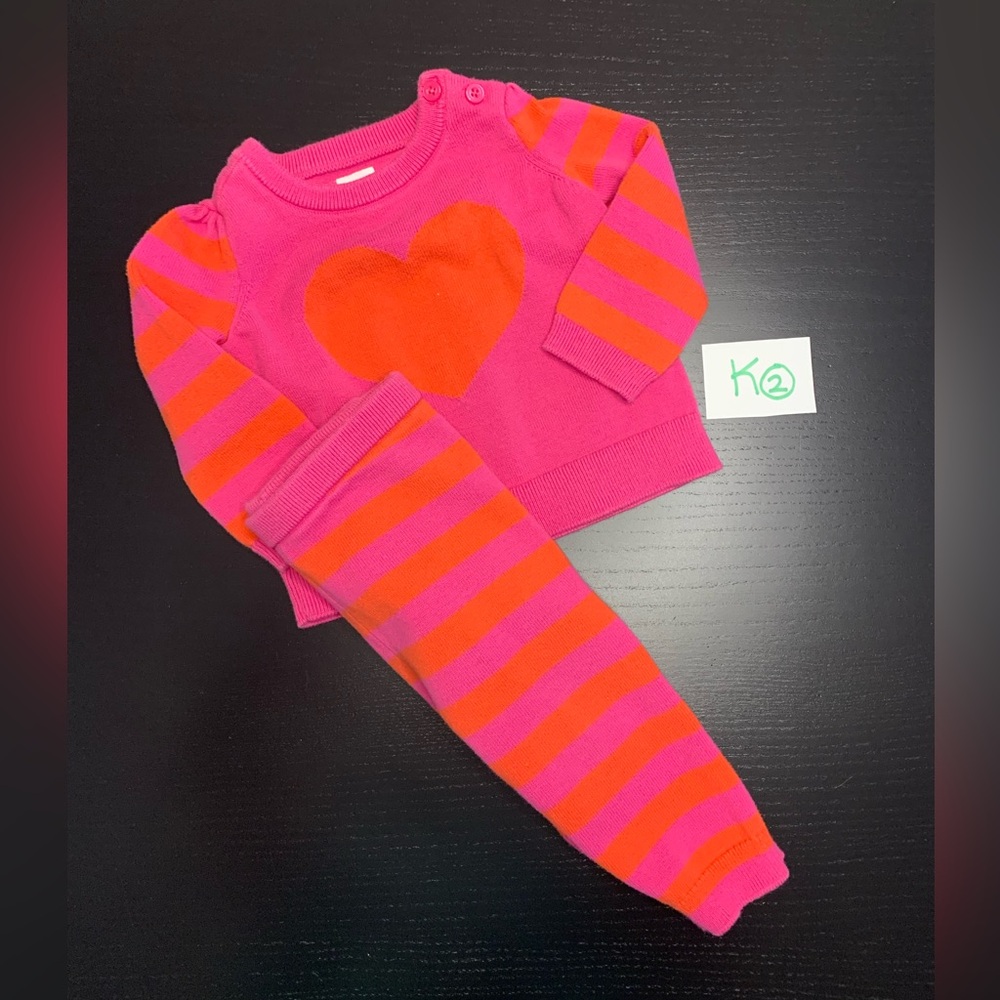 🧸 GAP 3-6m Knit Sweater and Pants Set